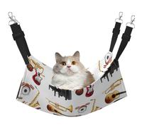 Instrument de Musique Piano Guitare Saxophone,Hamac Suspendu pour Chat, lit Suspendu Doux Double Face pour Petits Chiens,M