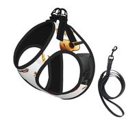 Instrument de Musique Piano Guitare Saxophone,Harnais pour Animaux de Compagnie, Harnais réfléchissant réglable pour Chien,S
