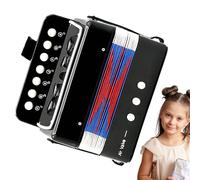 Instrument de musique pour - Petit accordéon portable à 7 touches, 8 boutons de basse, 5 soufflets pliables, échelle diatonique unique | Jouet accordéon pour, pour salle de jeux d'éduc