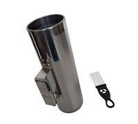 Instrument de musique rond cylindre latin percussions instruments en métal Guiro Instrument Shaker Shaker avec grattoir Outil de musique