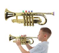 Instrument de musique trompette - Instrument à vent pour - Instrument éducatif pour Noël, anniversaire - Jeu de rôle éducatif pour