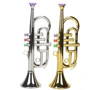 Instrument de musique trompette - Instrument à vent simulé - Jouet éducatif préscolaire pour et fille - Son de musique créatif qui rend l'apprentissage amusant