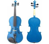 Instrument De Musique Violon Tilleul Violon Bleu Pleine Taille Convient à La Pratique Et à L’Utilisation par Les Débutants Et Les Apprenants à Tous Les Stades, One Color, 45659