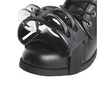 Instrument de percussion à pédale avec clochettes en acier inoxydable - Shaker à percussion sur pied, instrument accessoire de tambour de guitare pour fête de danse