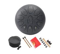 Instrument de percussion - En acier - 11 tons - Pour méditation, guérison, concert - Cadeau pour enfants
