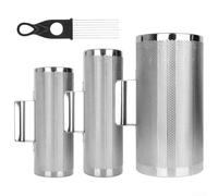 Instrument de percussion latin Guiro en acier inoxydable avec corps creux, ensemble de grattoirs rythmiques Guiro en métal pour performance en direct et musique latine (5 à 30,5 cm)