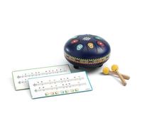 Djeco – Tambour métal Animambo – 8 languettes acier – Son doux et relaxant