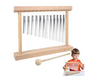 Instrument de percussion musical CHIMES - Tableau de table léger avec des tons clairs | Outil de thérapie sonore en salle pour la salle de classe, l'école, le studio de yoga, le temple, la pratique dé