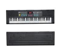 Instrument de piano numérique, petit MQ6186 Prise pour écouteurs numériques Piano électrique à écran 61 touches avec microphone pour performance