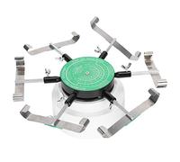 Instrument de Remontage de Montre, Matériau en Acier allié, Peut Contenir 6 Montres, Rotations Automatiques, pour le Test Automatique des Montres et Outil de Remontoir de Montre