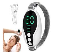 Instrument de sommeil portable, appareil de sommeil EMS rechargeable, gadget d'aide portable avec construction légère, appareil à micro-courant pour adultes, aide avec design ergonomique, santé pour