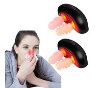 Instrument de thérapie nasale à lumière rouge,Red Light Nasal Therapy,Appareil de Thérapie Nasale Élimine la Congestion Nasale,élimine la congestion nasale (2 PCS)