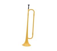 Instrument de trompette B Flat pour étudiant débutant Bugle Trompette Instrument pour bande de cavalerie - Jaune foncé