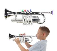 Instrument de Trompette Jouet - Jouet Musical pour de 33,78 cm - Trompette en Plastique ABS - Design sonore Durable pour s'entraîner aux Sons, pour Apprendre à Jouer en Confiance et en Musique