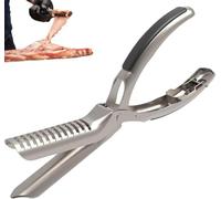 Instrument d'élimination de la membrane des côtes: conception ergonomique pour la préparation au barbecue - Gadget de cuisine essentiel pour un usage domestique