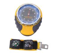 Instrument D'extérieur 4 en 1, Altimètre Baromètre Boussole Thermomètre avec Matériau ABS, pour Alpinisme Randonnée Aviation 0-5000 M 58 0-1040 HPa -30-50 ℃