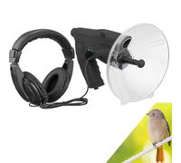 Instrument d'observation des Oiseaux Longue Distance Appareil d'écoute Portable Microphone parabolique ABS Convient aux Adultes et aux Enfants