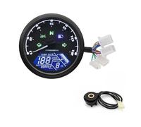 instrument d'odomètre Compteur De Vitesse LCD Universel Pour Moto, 12000RMP, Odomètre, Tachymètre, 1-4 Cylindres, Jauge, Tableau Bord Numérique
