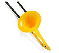Instrument En Laiton En Plastique Coloré Ténor Si Bémol Convient Aux Débutants Trombone Trombone Instrument De Cuivre(Yellow)