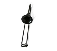 Instrument En Laiton En Plastique Coloré Ténor Si Bémol Débutant Jouant Pratique Trombone Trombone Instrument De Cuivre(Black)
