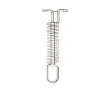 Instrument expérimental en verre à condensateur intégré épaissi sous vide résistant aux hautes températures Équipements de laboratoire