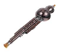 Instrument Hulusi Flûte À Cucurbitacées Hulusi Durable PP Gourde Soie Instrument De Musique Débutant Facile À Jouer(Golden)