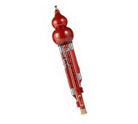 Instrument Hulusi Plus 3 Clés Tout Acajou Hulusi Type Performance Adulte Large Tessiture Si Bémol Coup Droit(Type 2)