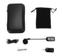 Instrument Microphone with Suction Cup 360° Pickup 2.4G Wireless Condenser Microphone Receiver System for Guitar Violin for Live Performance Stage Concerts