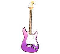 Instrument miniature 1:12 - Modèle guitare - Décoration de fête de vacances - Jouet décoratif pour école maternelle, élève, pièce d'art miniature