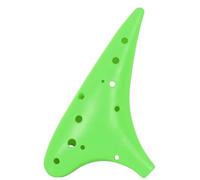 Instrument Ocarina Ocarina Alto 12 Trous Accordage CA Instrument Pour Débutant(Green)