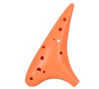 Instrument Ocarina Ocarina Alto 12 Trous Accordage CA Instrument Pour Débutant(Orange)
