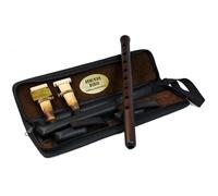 Instrument professionnel Arménien Duduk en bois d'abricot, 2 anches (1 prof et 1 standard), étui en cuir écologique, flûte, hautbois balaban