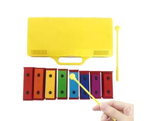 Instrument Xylophone - Instrument De Percussion À Clés Métalliques - Glockenspiel Outil d'Apprentissage Musical - pour Jeunes Filles Salle de ole Maison Voyage
