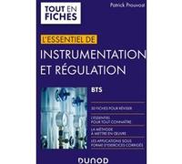 Instrumentation et régulation BTS - En 30 fiches Patrick Prouvost (Auteur)