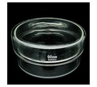 Instrumentos y Equipos de Laboratorio Boîte de culture en verre borosilicaté de 90 mm de diamètre, 3 pièces, for bactéries lactiques en laboratoire