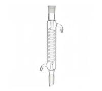 Instrumentos y Equipos de Laboratorio Colonne de distillation à condenseur en borosilicate de laboratoire, 100-250 mm, joint 14-29 * 2, condenseur avec port(H150mm19X19mm)