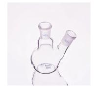 Instrumentos y Equipos de Laboratorio Flacon à deux cols de forme oblique avec deux cols, col rodé standard, 25 ml, 50 ml, 250 ml, flacon à fond à deux cols 14/23(25mL)