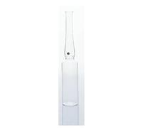 Instrumentos y Equipos de Laboratorio Flacon ampoule incurvé en verre transparent/brun de laboratoire de 1/2/5/10/20 ml, utilisé for la conservation(Clear 2ml 100pcs)
