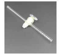 Instrumentos y Equipos de Laboratorio Robinet d'arrêt à vide élevé en verre borosilicaté, alésage de 2 mm, 3 mm, 4 mm, 5 mm, 6 mm, bouchon creux(2mm)