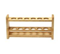 Instrumentos y Equipos de Laboratorio Support de tubes de laboratoire en bois, support de tubes de couleur à 6 et 12 trous, 10 ml, 25 ml, 50 ml, 100 ml(6 holes 100ml)