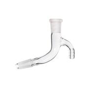 Instrumentos y Equipos de Laboratorio Tube de guidage en verre borosilicaté, raccord 2/3/4, 14/23, 19/26, 24/29, for distillation, purge, tube récepteur sous vide, laboratoire(L-Barb 19-26)