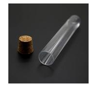 Instrumentos y Equipos de Laboratorio Tube en plastique transparent de laboratoire 16 x 100 mm avec bouchon en liège, capacité 12 ml, bouchon souple