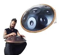 Instruments De Musique À Percussion Ensemble De Tambour À Main, 440 Hz, 22 Pouces, 9/10/12 Notes, Tambour En Acier En Ré Mineur, Pour La Guérison Par Le Son(Blue,12 note)