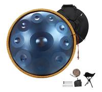 Instruments De Musique À Percussion Ensemble De Tambour À Main, Handpan Drum Pour Adultes, 9/10/12 Notes, 432 Hz / 440 Hz En Ré Mineur Harmonic Tambour À Main(C,440HZ/9Note)
