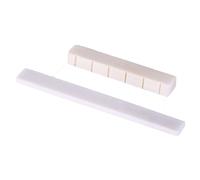 Instruments de musique pièce de rechange pièces de guitare blanche 6 cordes guitare classique pont d'os selle et écrou ensemble ivoire