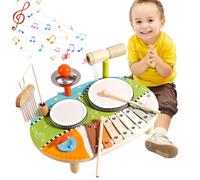 Instruments de Musique pour Enfants,Jouets Musicaux Montessori pour Enfant,D'instruments à Percussion en Bois,Jouets Musicaux,Cadeau de Noël et d'anniversaire pour Enfants de 1 à 3 Ans (1PCS)