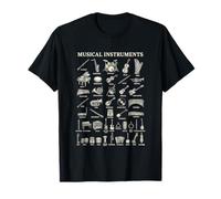 Instruments de Musique Vintage Chart Band Orchestra Teacher T-Shirt