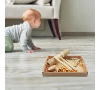 Instruments De Percussion En Bois, Cloche Triangulaire, Jouets D'Enseignement Pour Bébé
