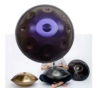 Instruments De Percussion Handpan En Acier, Tambour À Main Kurde En D De 22 Pouces, Instruments De Musique À Percussion Ensemble De Tambour À Main 9/10/12 Notes(Purple,9 notes(440Hz))