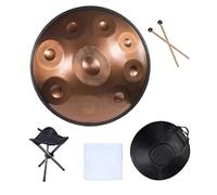 Instruments De Percussion Steel Handpan, Tambour À Main 432 Hz/440 Hz, 9/10/12 Notes 22 Pouces D Mineur Instrument Handpan Tambour Hand Pan Pour Adultes, Pour Le Yoga(A,12 notes(440Hz))